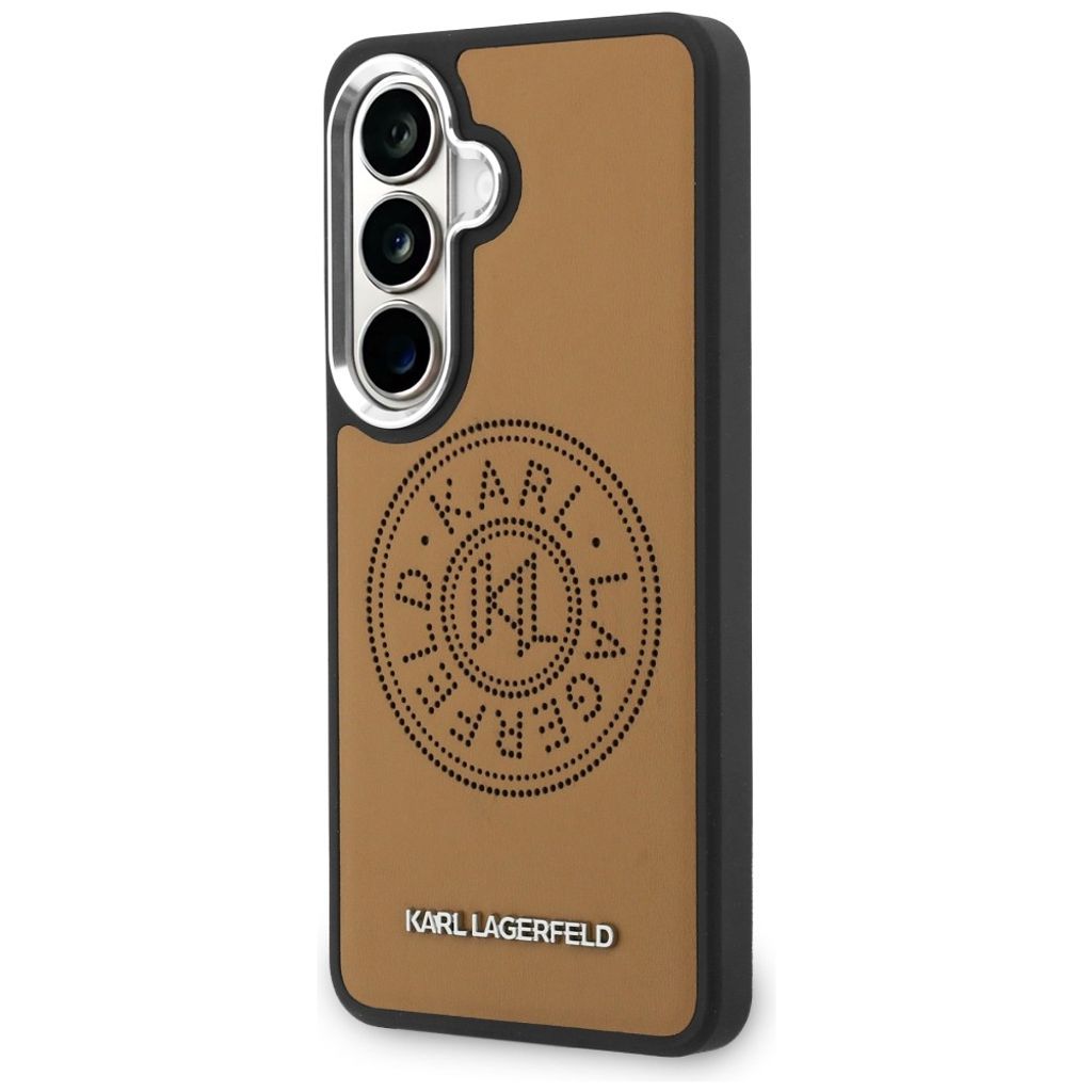 Karl Lagerfeld Perforated KL MagSafe Skal till Samsung Galaxy S26 Plus - Brun