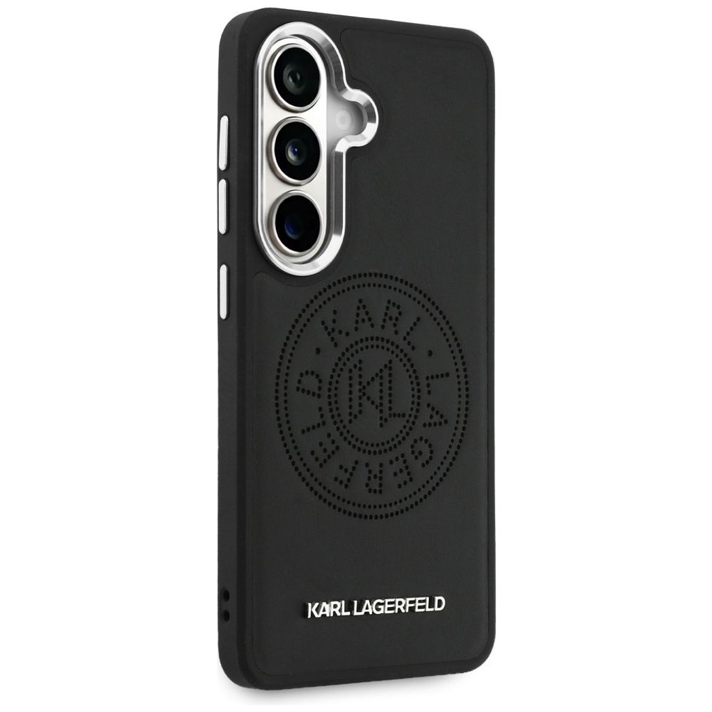 Karl Lagerfeld Perforated KL MagSafe Skal till Samsung Galaxy S26 Plus - Svart