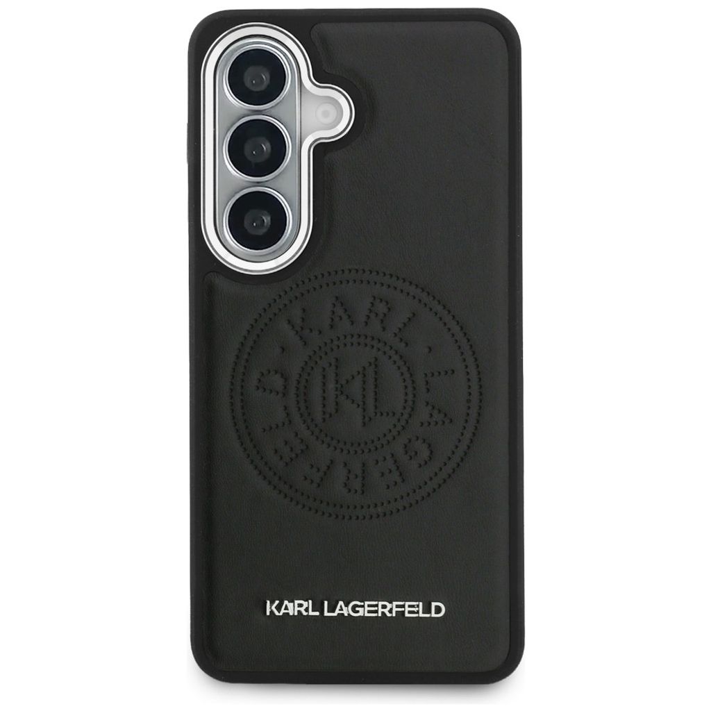 Karl Lagerfeld Perforated KL MagSafe Skal till Samsung Galaxy S26 Plus - Svart
