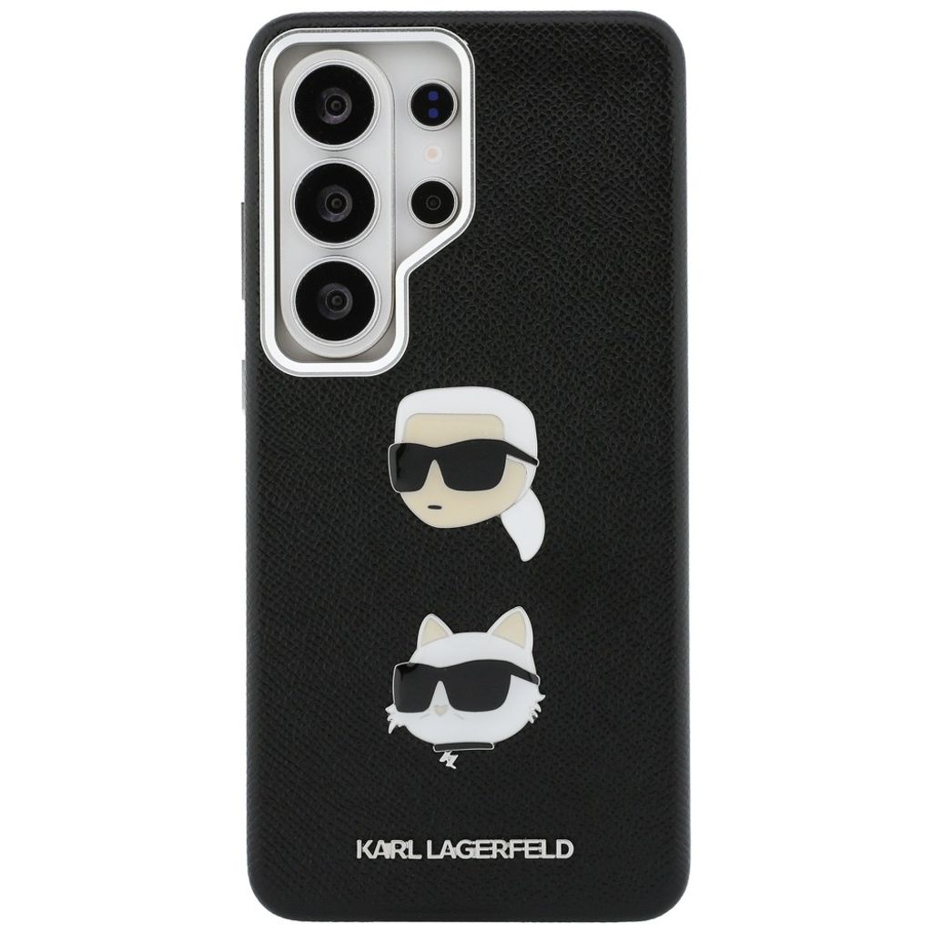 Karl Lagerfeld Saffiano Double Heads Metal Skal Samsung Galaxy S26 Ultra - Svart