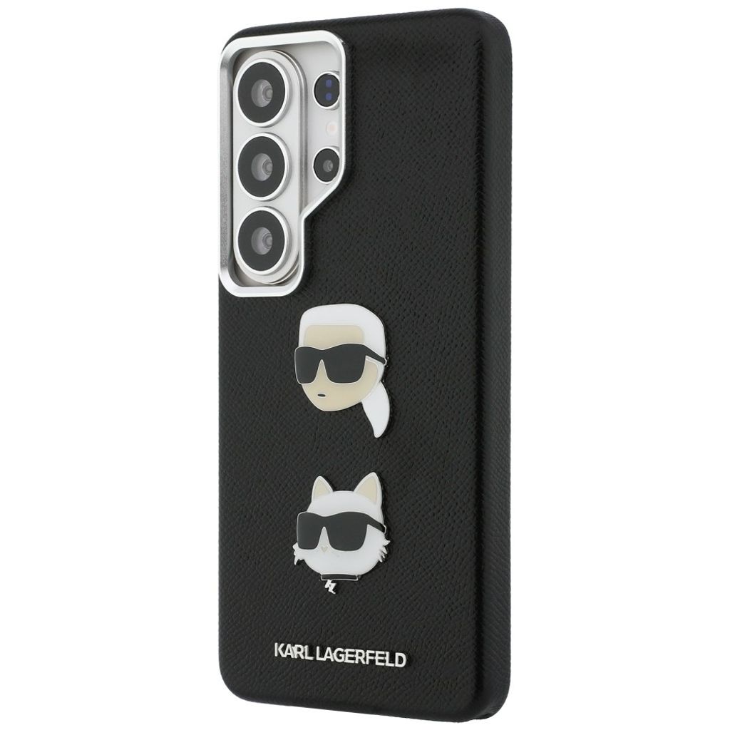 Karl Lagerfeld Saffiano Double Heads Metal Skal Samsung Galaxy S26 Ultra - Svart