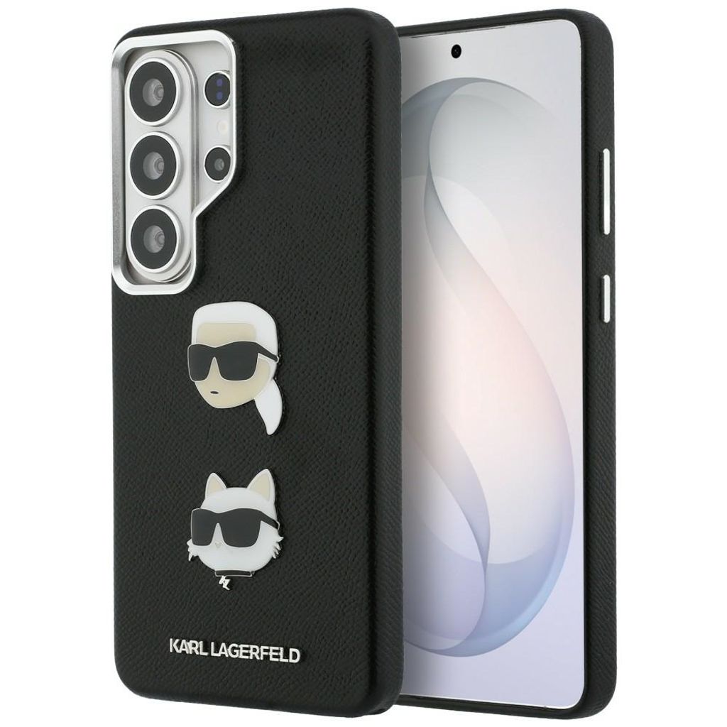 Karl Lagerfeld Saffiano Double Heads Metal Skal Samsung Galaxy S26 Ultra - Svart