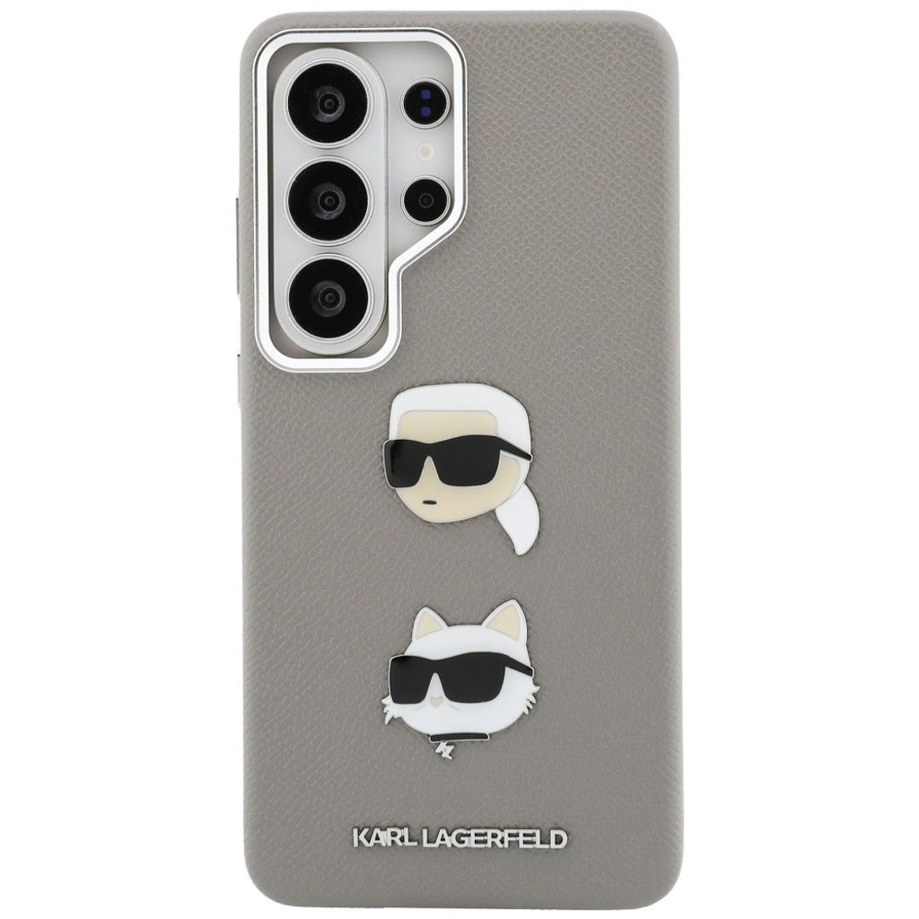 Karl Lagerfeld Saffiano Double Heads Skal Samsung Galaxy S26 Ultra - Silver