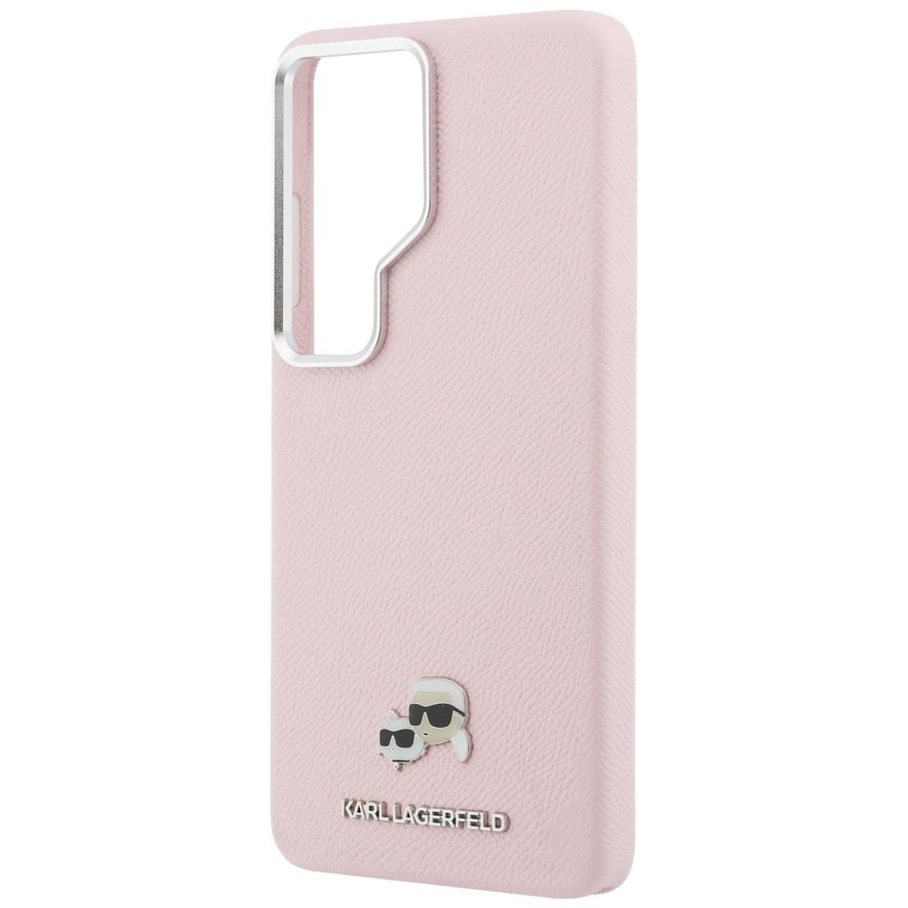Karl Lagerfeld Saffiano KC Logo MagSafe Skal Samsung Galaxy S26 Ultra - Rosa