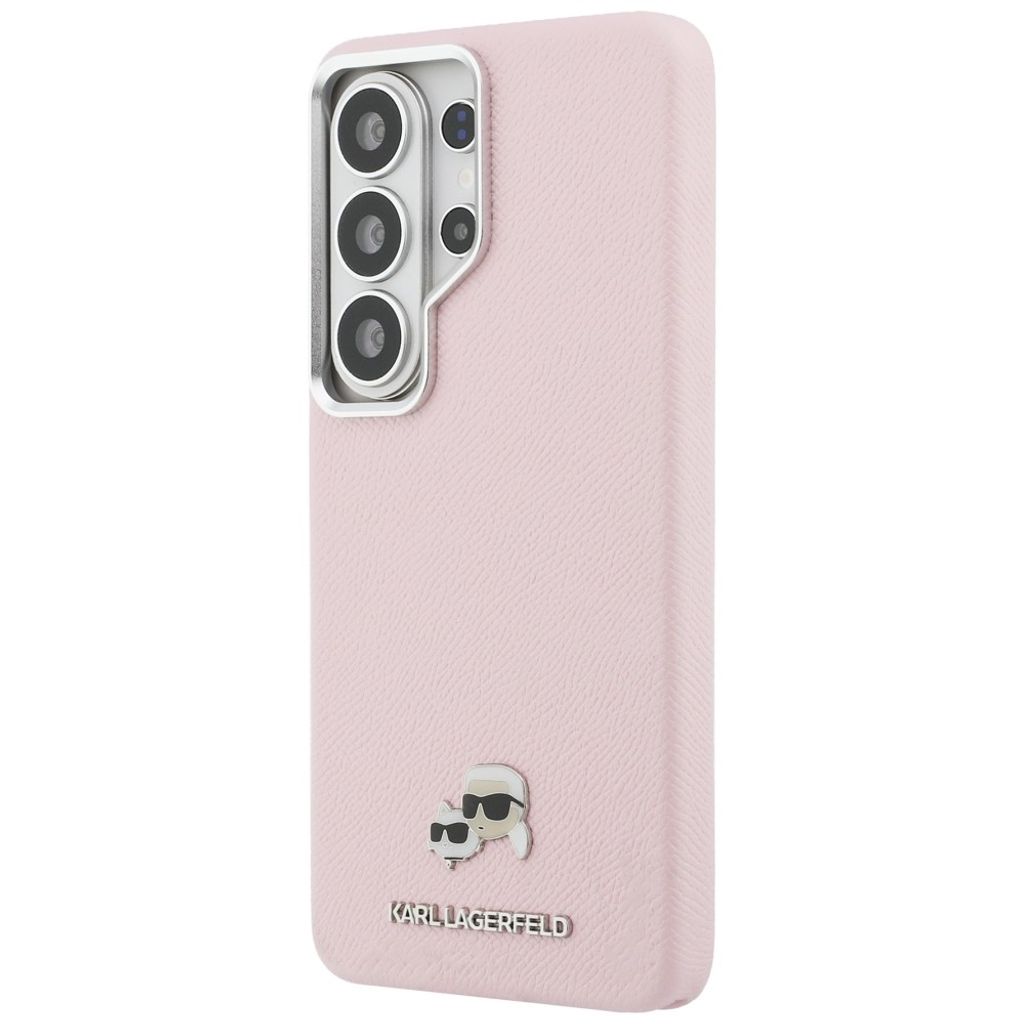 Karl Lagerfeld Saffiano KC Logo MagSafe Skal Samsung Galaxy S26 Ultra - Rosa