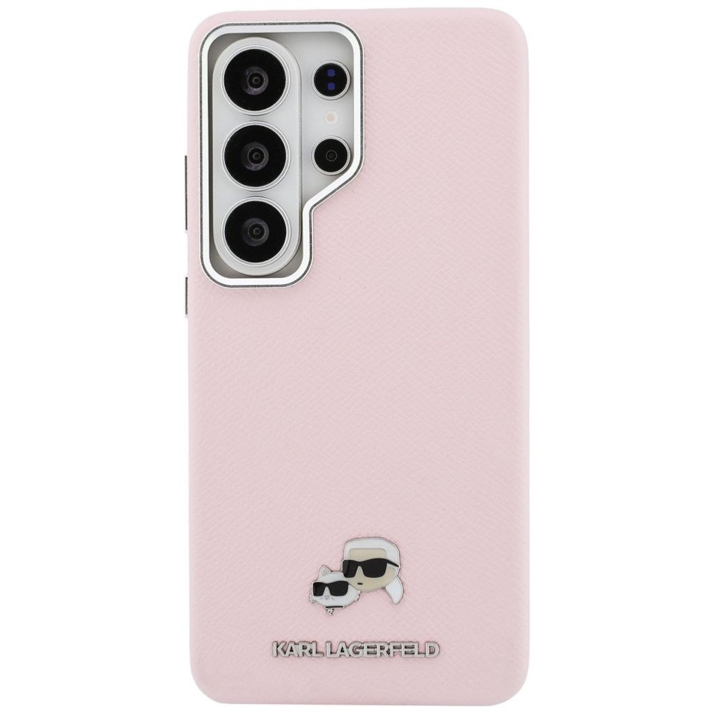 Karl Lagerfeld Saffiano KC Logo MagSafe Skal Samsung Galaxy S26 Ultra - Rosa