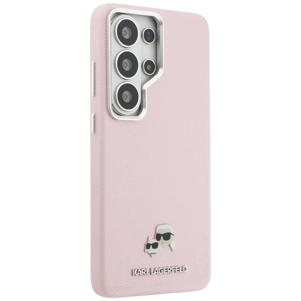 Karl Lagerfeld Saffiano KC Logo MagSafe Skal Samsung Galaxy S26 Ultra - Rosa