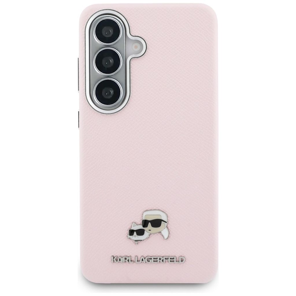 Karl Lagerfeld Saffiano KC Logo MagSafe Skal Samsung Galaxy S26 Plus - Rosa