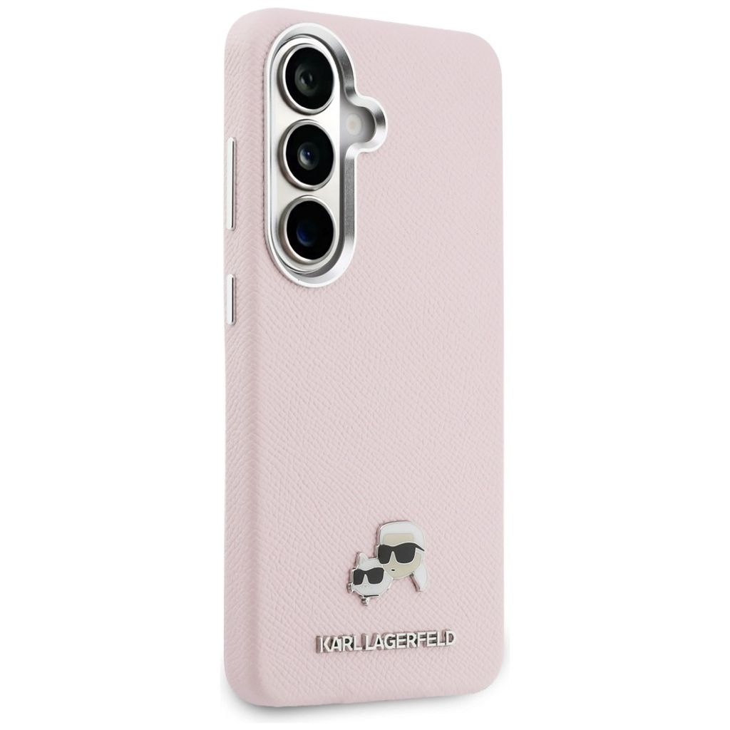 Karl Lagerfeld Saffiano KC Logo MagSafe Skal Samsung Galaxy S26 Plus - Rosa
