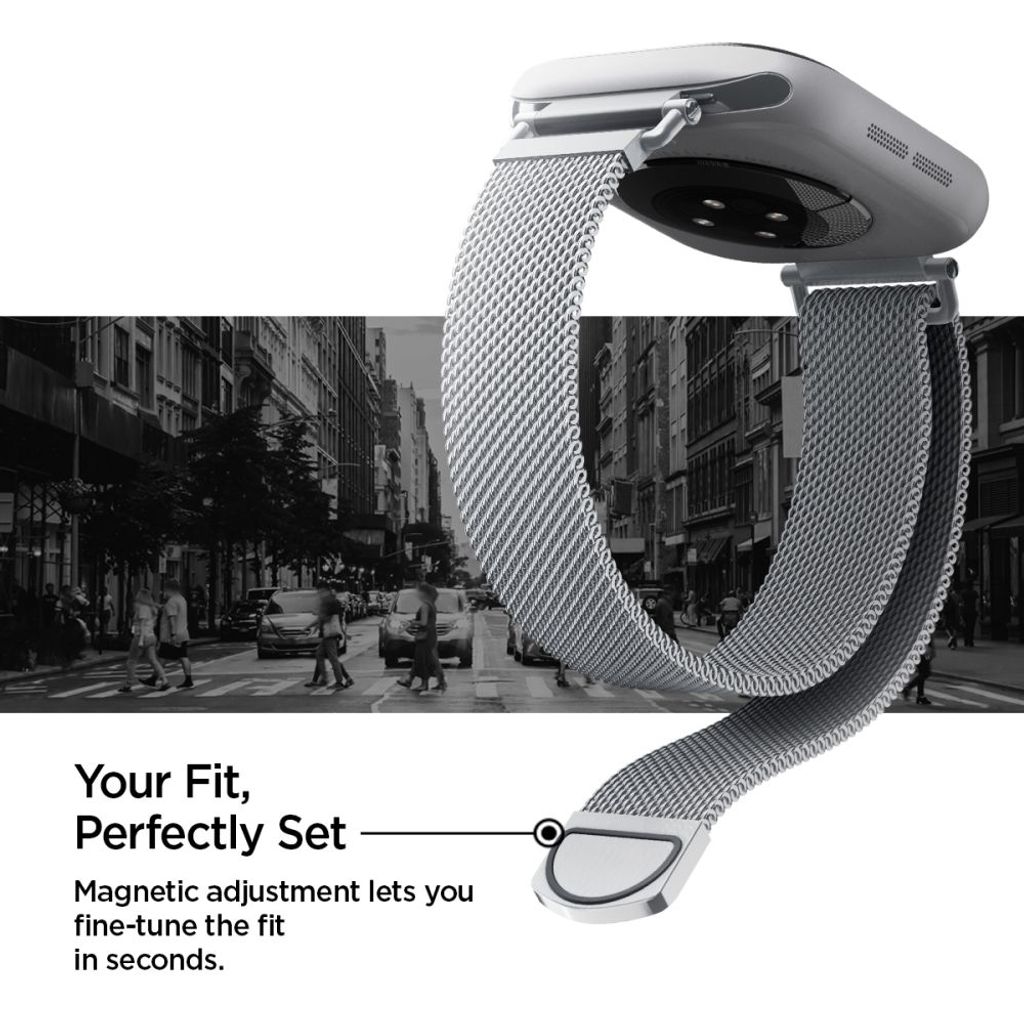 Spigen WBM4 Kellonranneke Apple Watch 40/41/42mm - Hopea