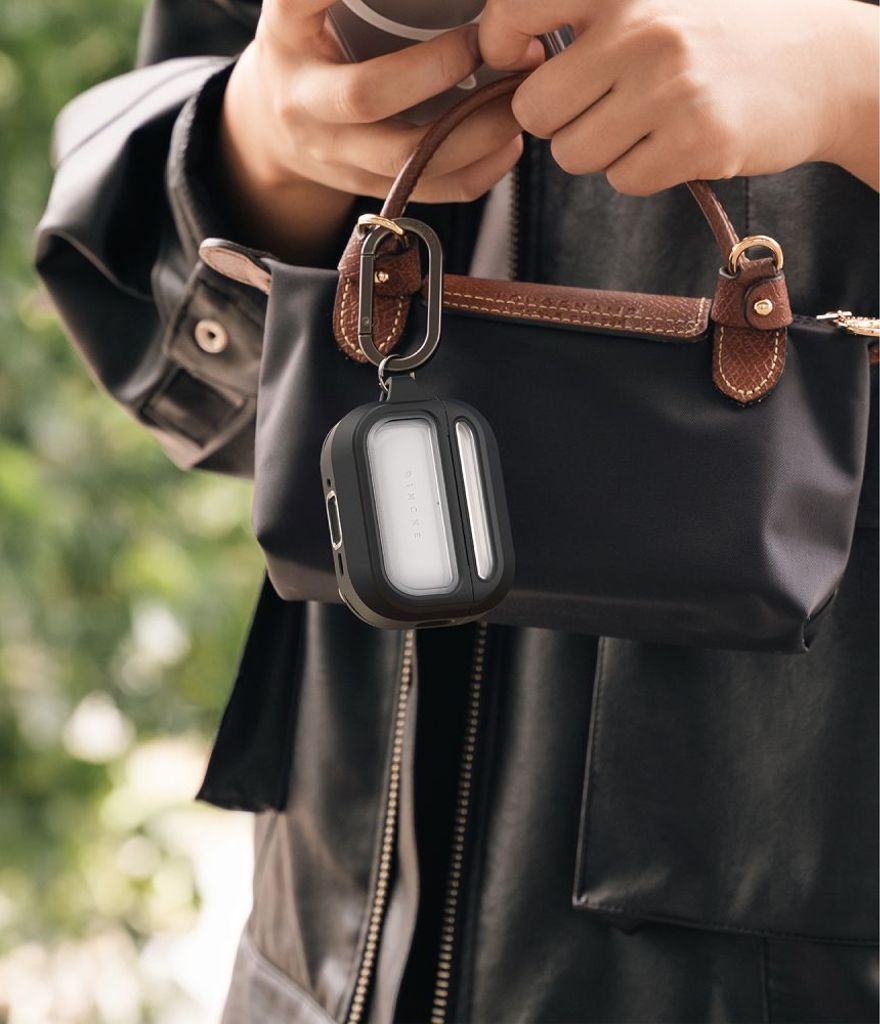 Ringke UX Magnetic AirPods Pro 3 MagSafe Skal - Svart Transparent