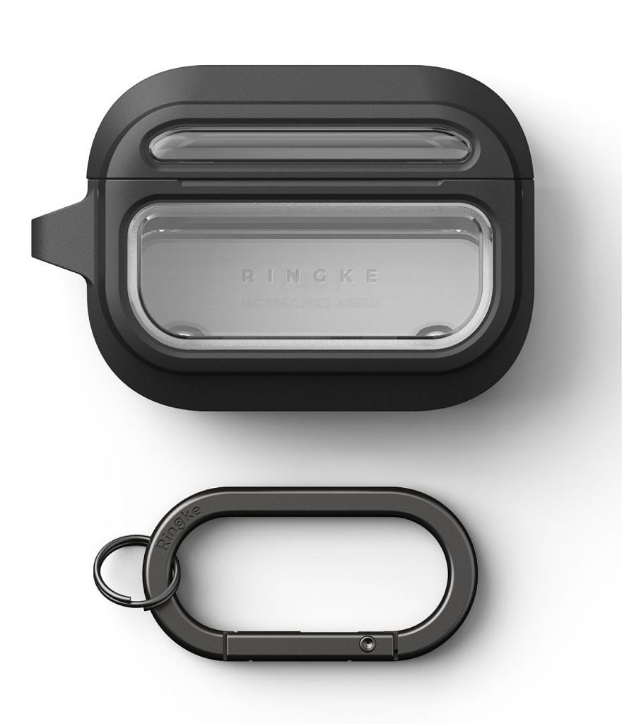 Ringke UX Magnetic AirPods Pro 3 MagSafe Skal - Svart Transparent