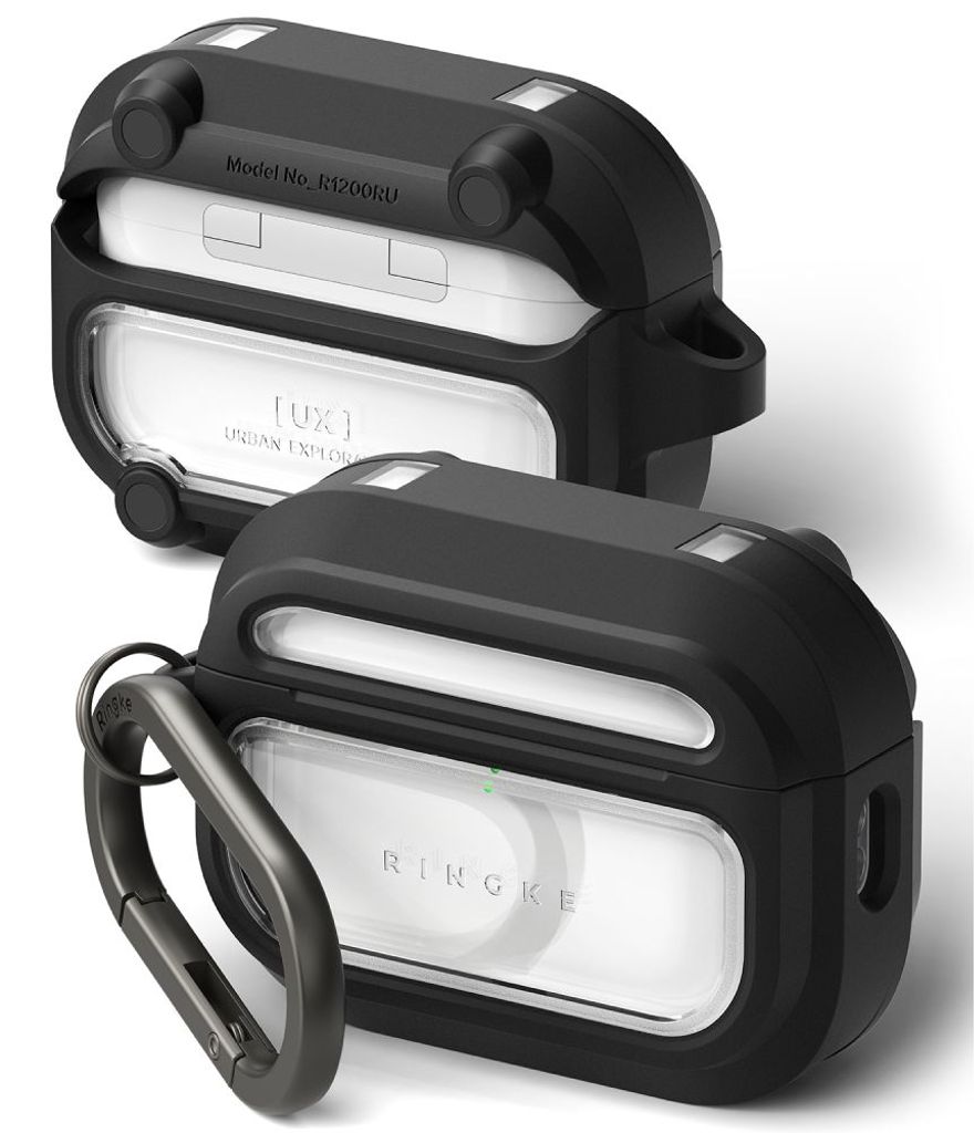 Ringke UX Magnetic AirPods Pro 3 MagSafe Skal - Svart Transparent