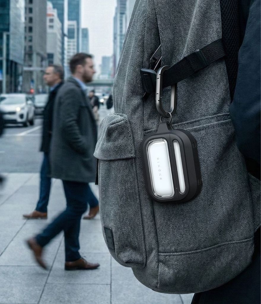 Ringke UX Magnetic AirPods Pro 3 MagSafe Skal - Svart Transparent