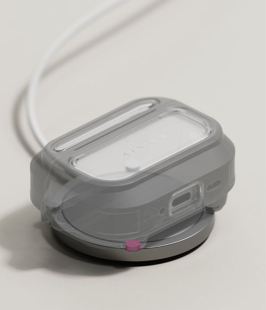 Ringke UX Magnetic AirPods Pro 3 MagSafe Skal - Svart Transparent