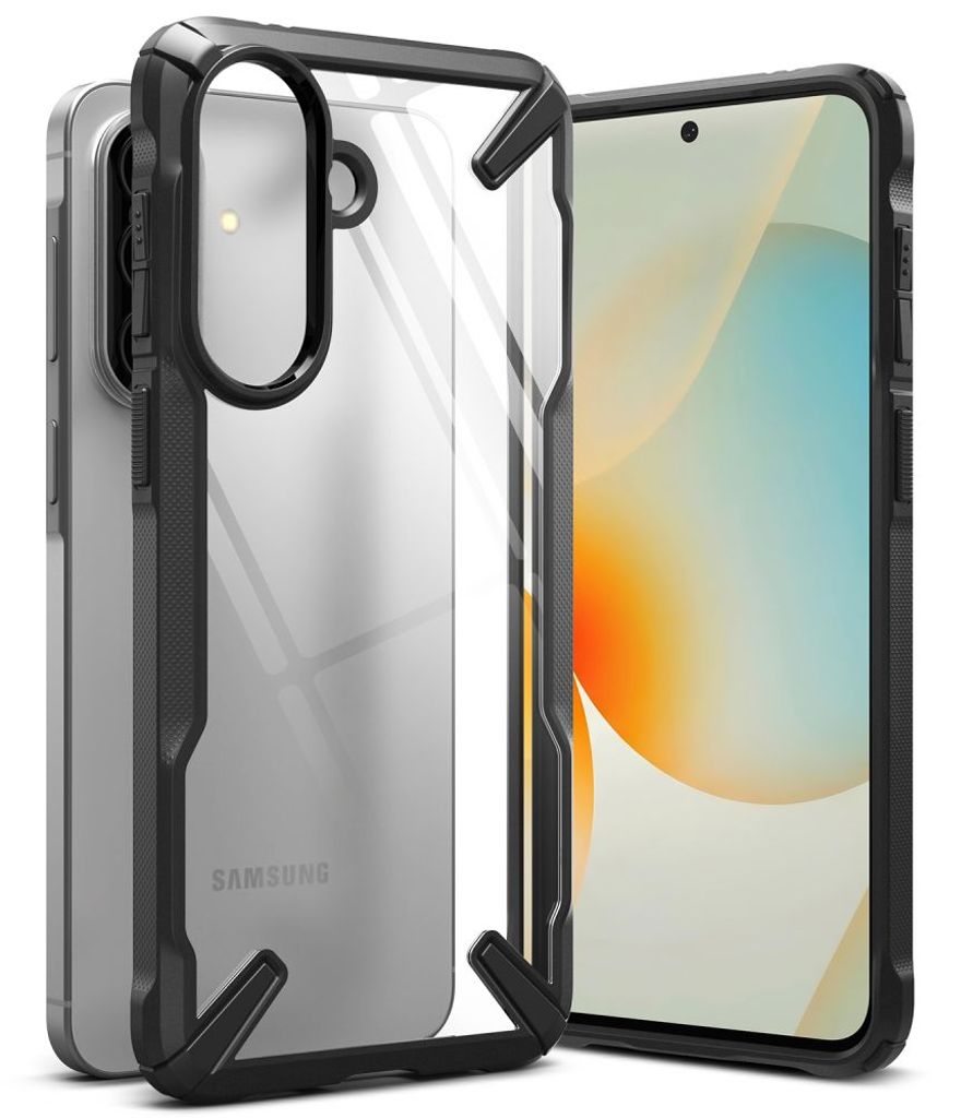 Ringke Fusion X Cover til Samsung Galaxy A57 5G  - Gennemsigtig/Sort