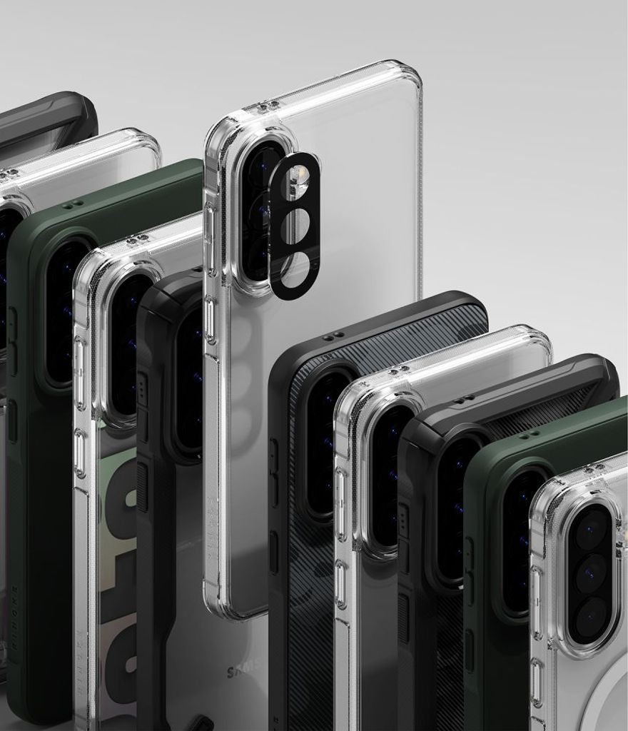 Ringke Fusion X Cover til Samsung Galaxy A57 5G  - Gennemsigtig/Sort