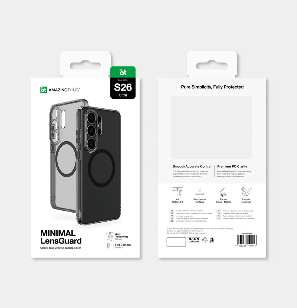 AmazingThing Minimal MagSafe Skal till Samsung Galaxy S26 Ultra - Svart