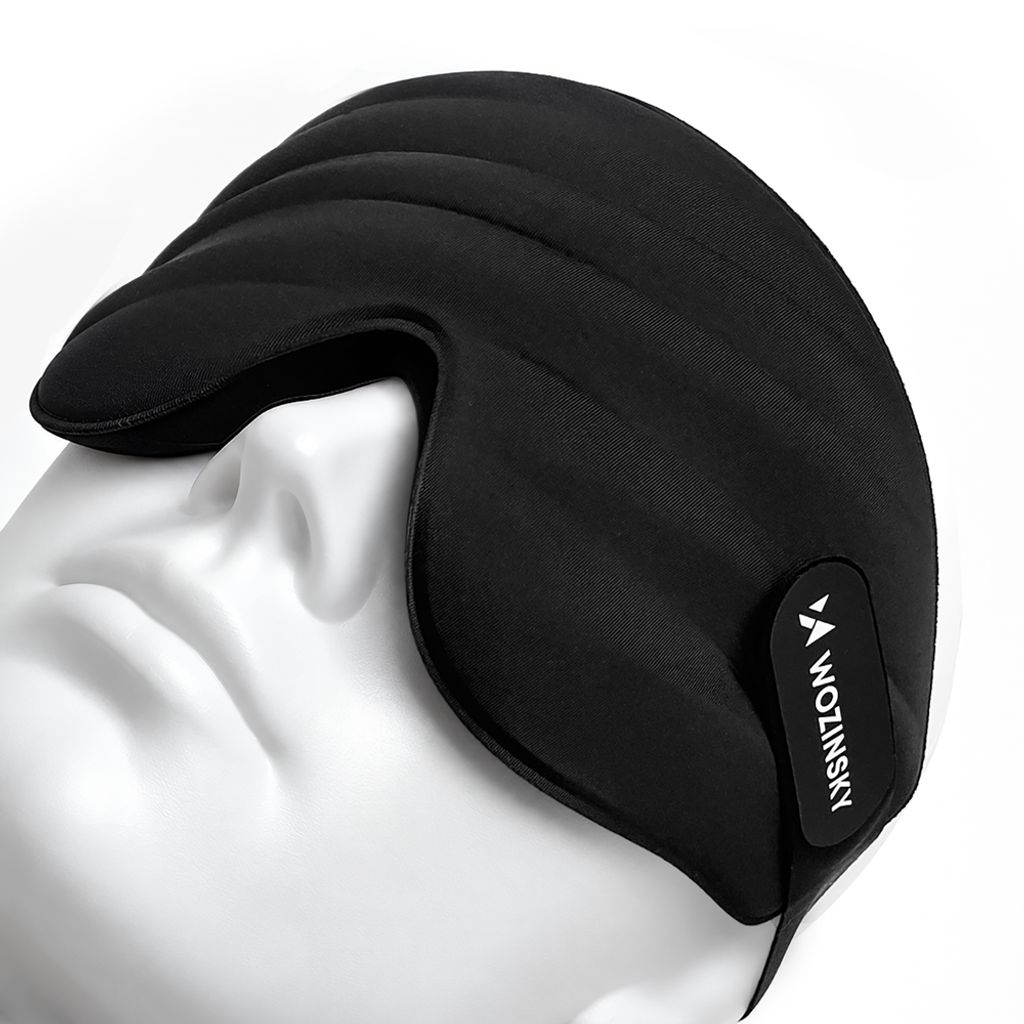 Wozinsky MSS-10 Øjenskygge Sovemaske med Memory Foam - Sort