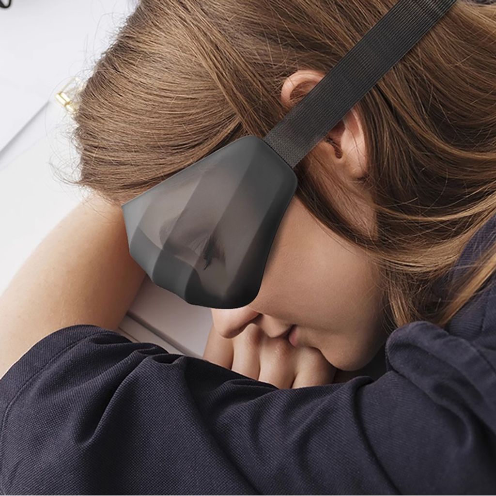 Wozinsky MSS-10 Øjenskygge Sovemaske med Memory Foam - Sort