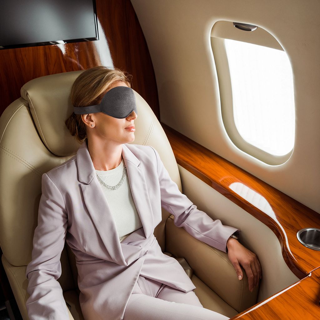 Wozinsky MSS-11 Øjenskygge Sovemaske med Memory Foam - Sort