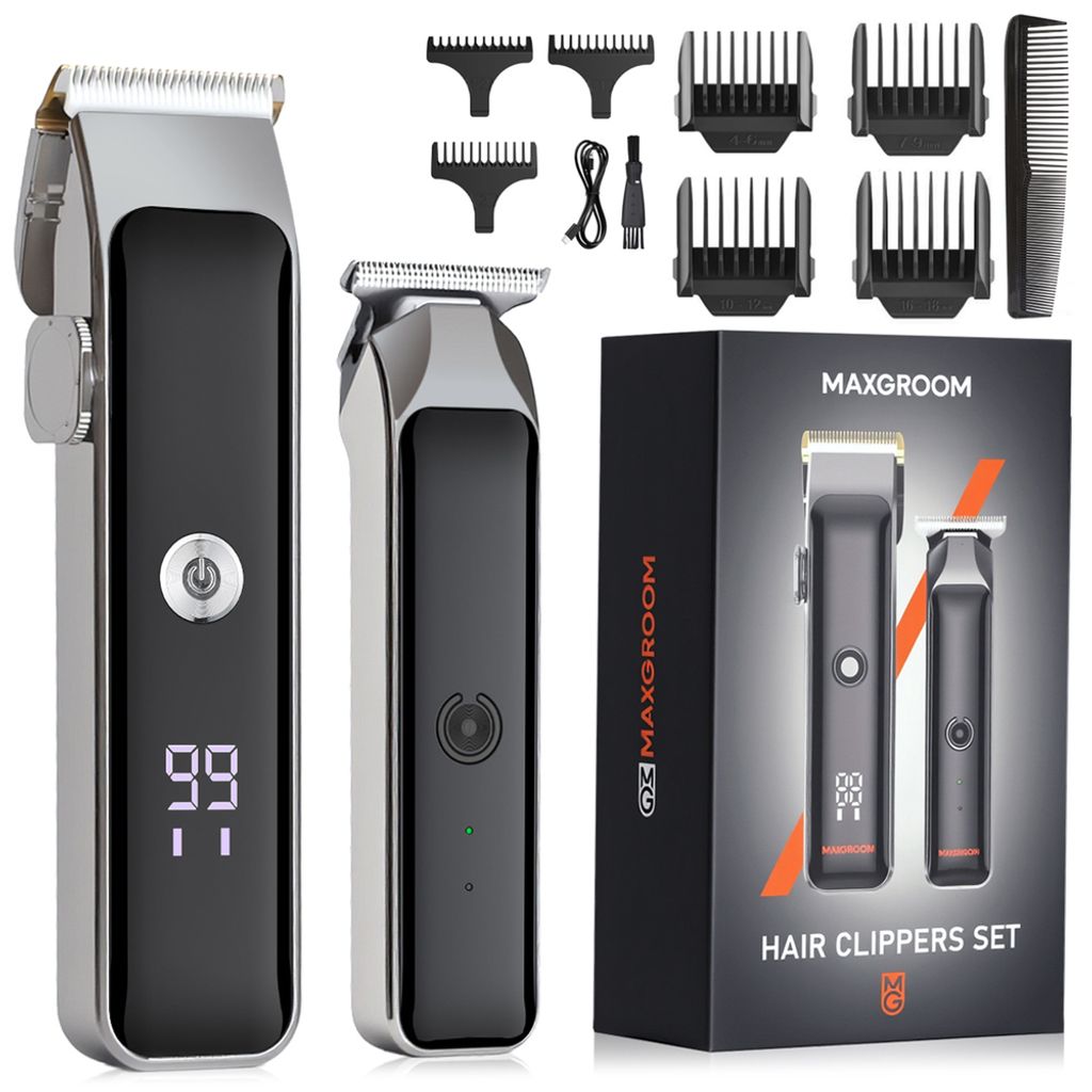 MAXGROOM ZC-F608 hårklippare med trimmer USB-C – svart