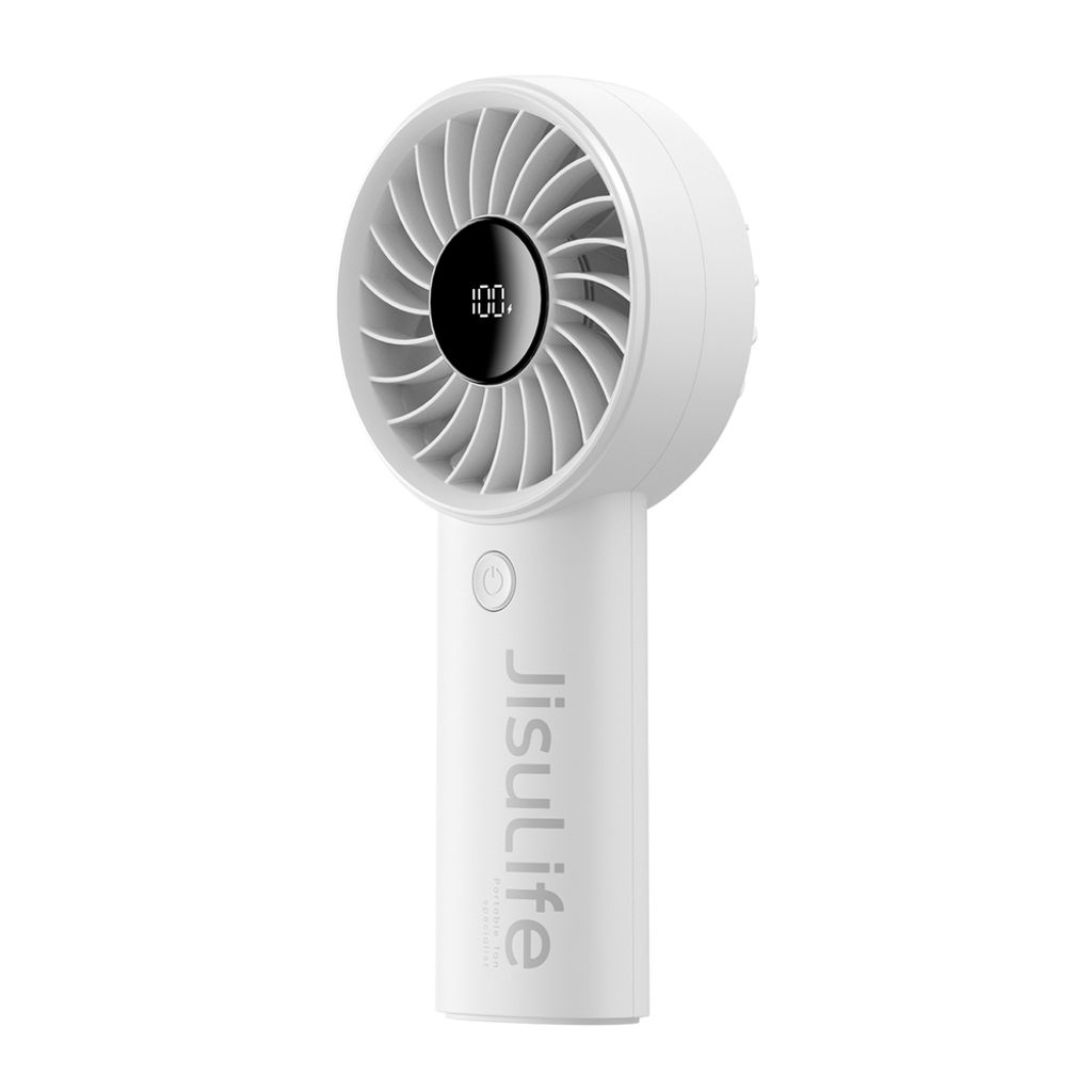 Jisulife Life4 kannettava USB-tuuletin 3600mAh – Harmaa