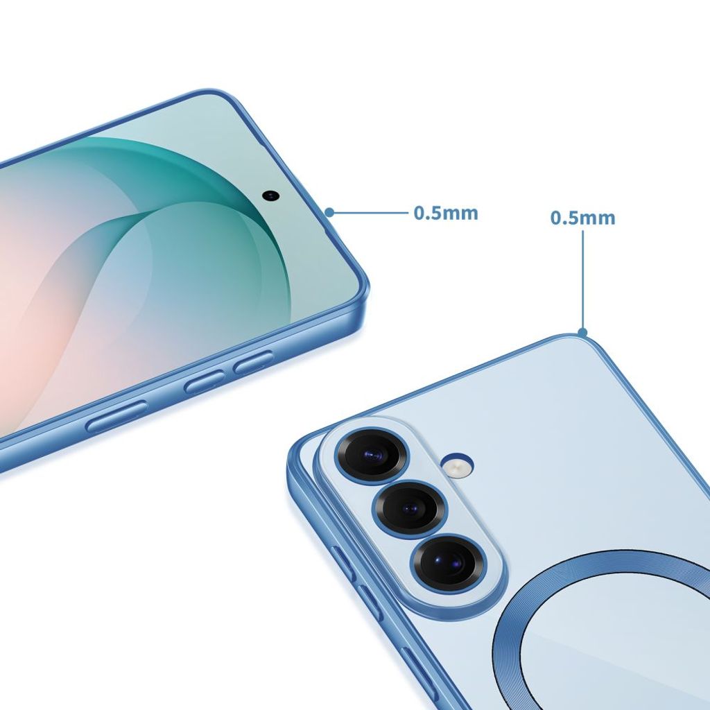 Tech-Protect Samsung Galaxy S26 MagSafe Deksel – Transparent Blå