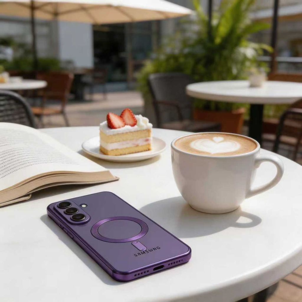 Tech-Protect Samsung Galaxy S26 MagSafe Deksel - Transparent Lilla