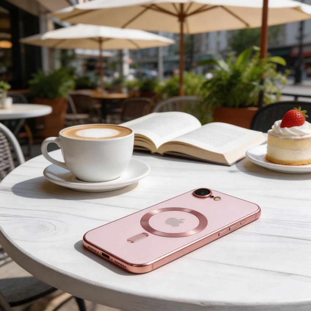 Tech-Protect iPhone 16e/17e MagSafe Deksel – Rosa