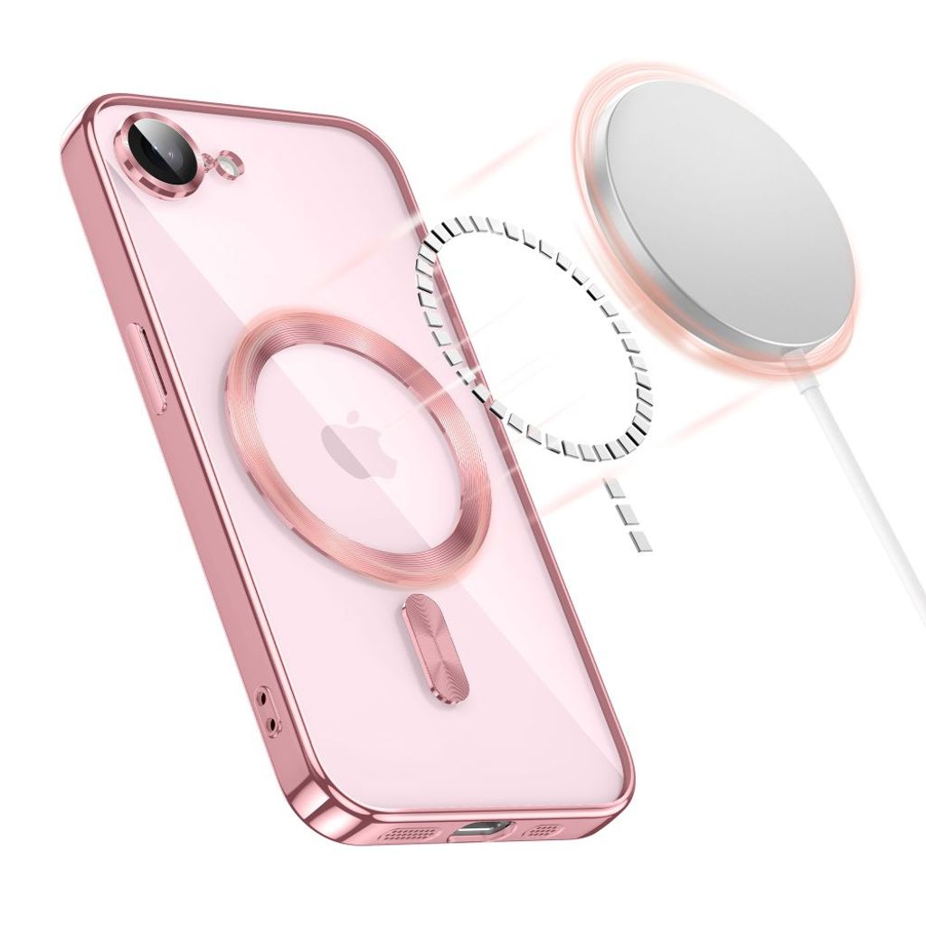 Tech-Protect iPhone 16e/17e MagSafe Deksel – Rosa