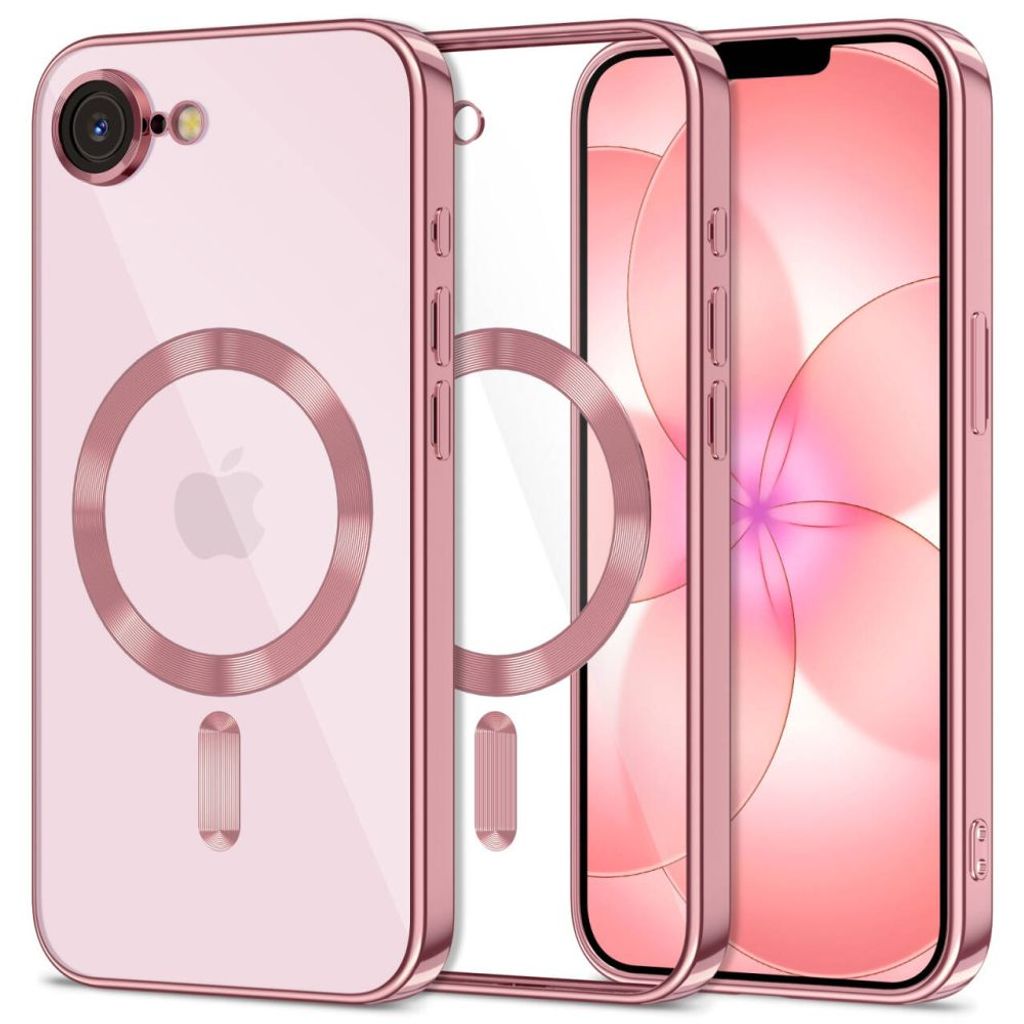 Tech-Protect iPhone 16e/17e MagSafe Deksel – Rosa