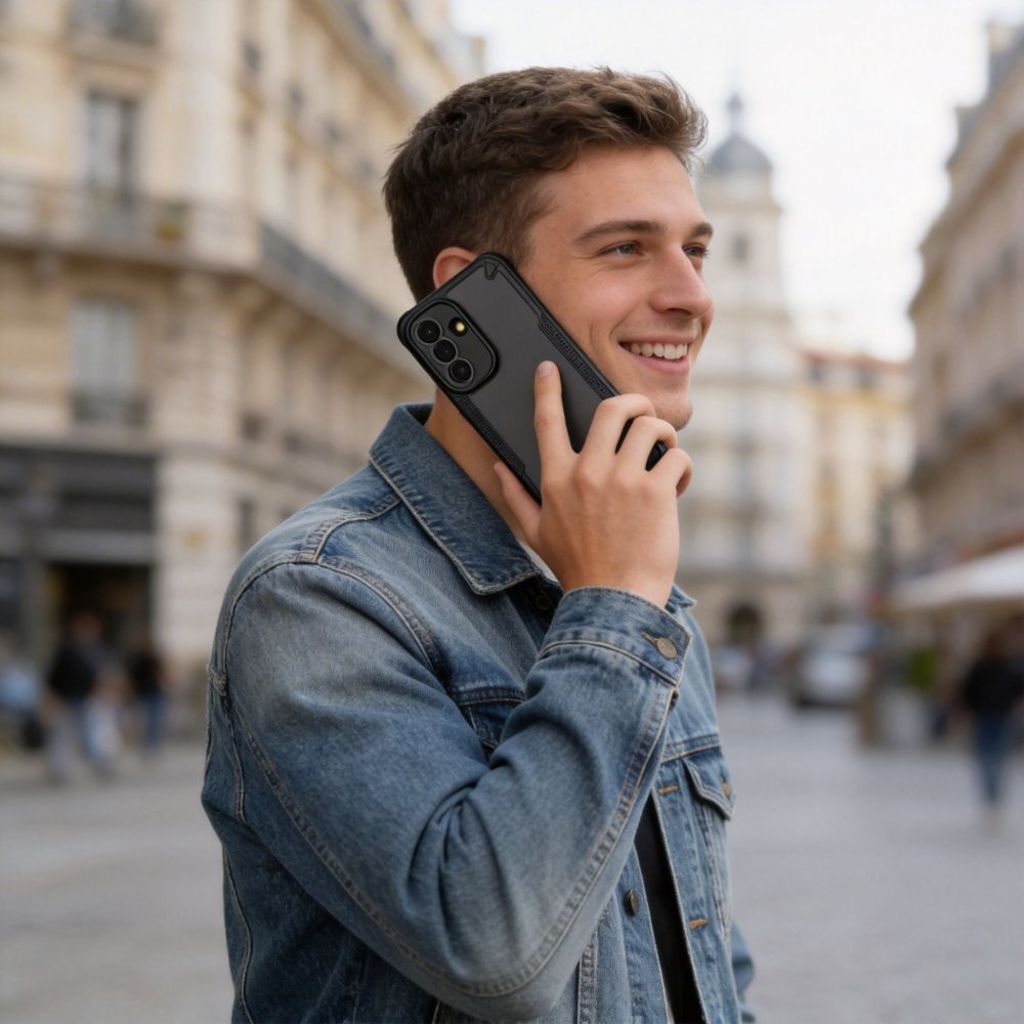 Tech-Protect Rugged Shield Cover til Samsung Galaxy A57 5G  - Sort