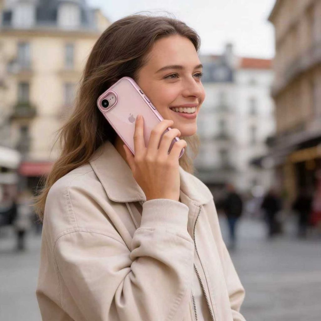 Tech-Protect iPhone 16e/17e MagSafe-kompatibelt Deksel – Gjennomsiktig Rosa