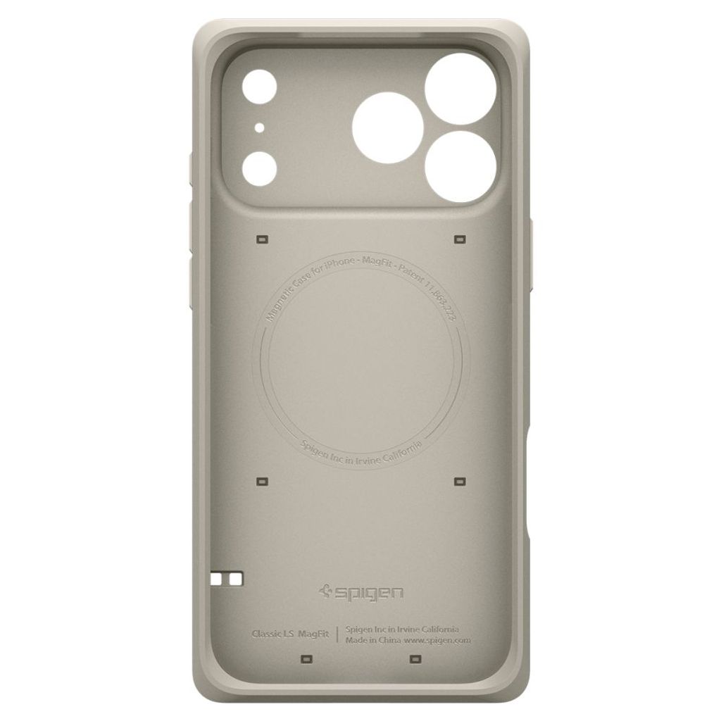 Spigen Classic LS MagSafe -kuori till iPhone 17 Pro - Beige