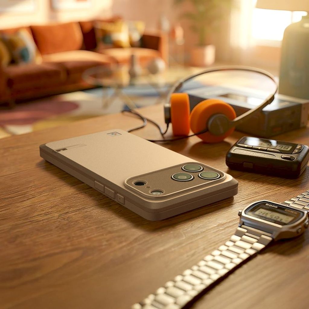 Spigen Classic LS MagSafe -kuori till iPhone 17 Pro - Beige