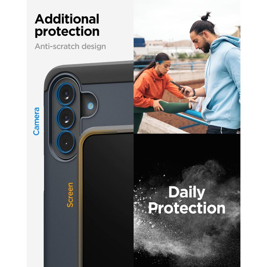 Spigen Tough Armor Cover til Samsung Galaxy A57 5G - Blå