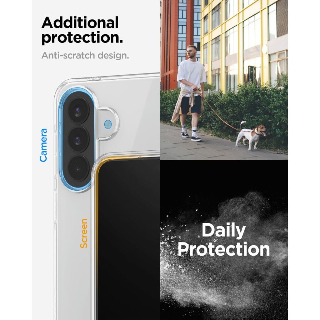 Spigen Liquid Crystal Cover til Samsung Galaxy A57 5G  - Gennemsigtig