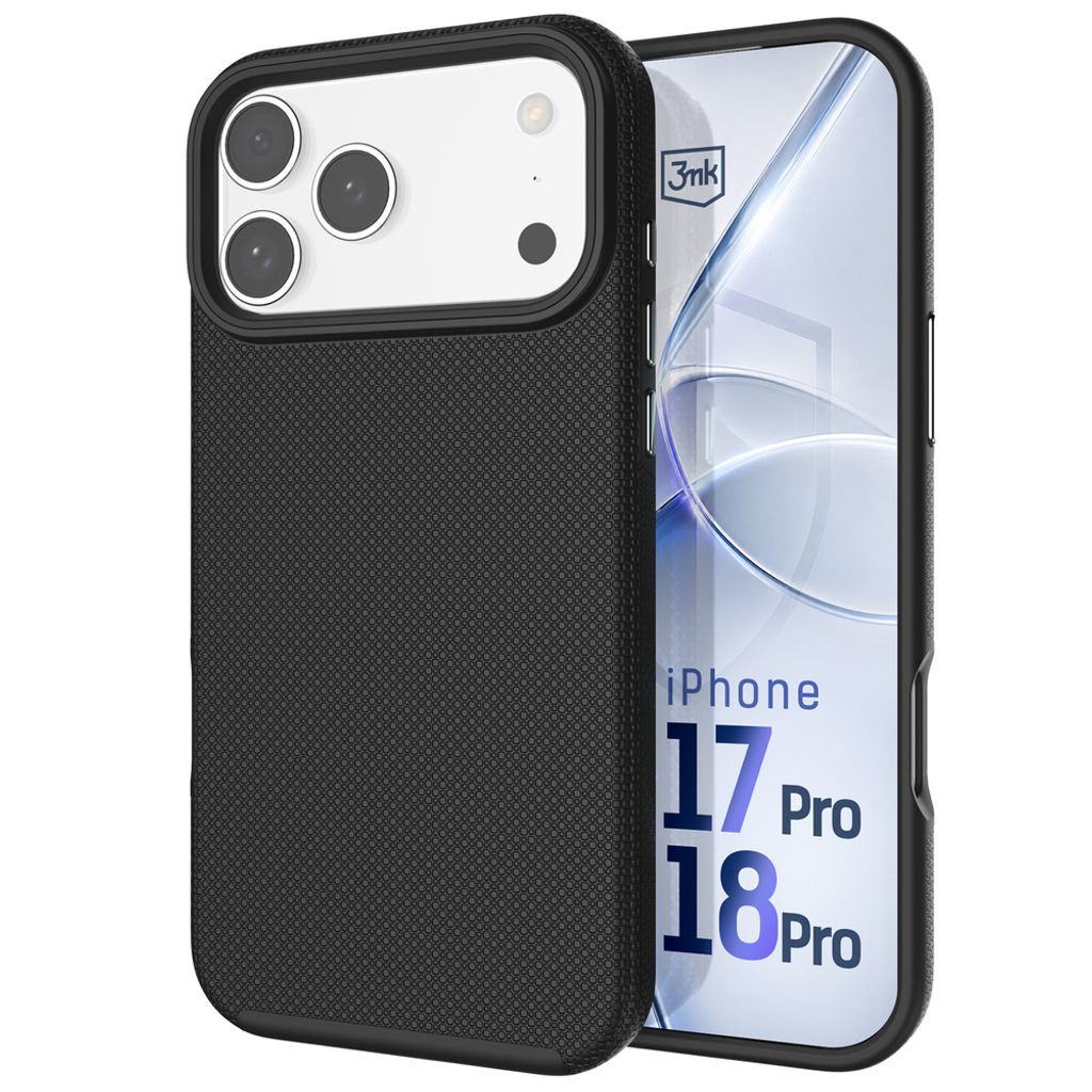 3mk Fortis MagSafe Cover till iPhone 17 Pro - Sort