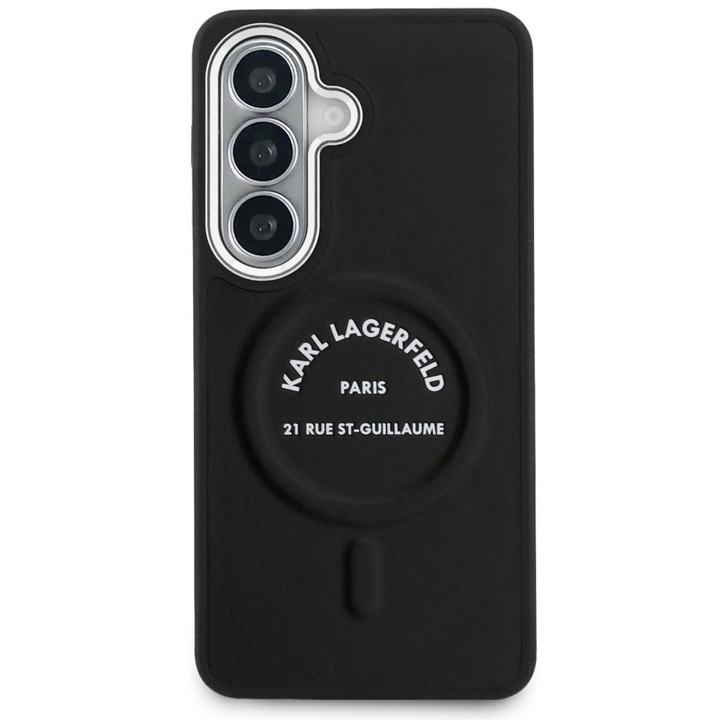 Karl Lagerfeld Embossed Ring Logo MagSafe Skal Samsung Galaxy S26 Plus - Svart