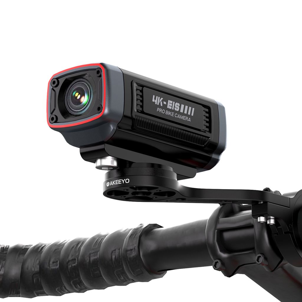 AKEEYO Kamera- og Garmin Cykelcomputer Styrbeslag - Sort