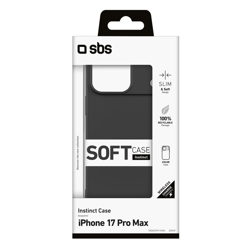 SBS Instinct Cover till iPhone 17 Pro Max - Sort