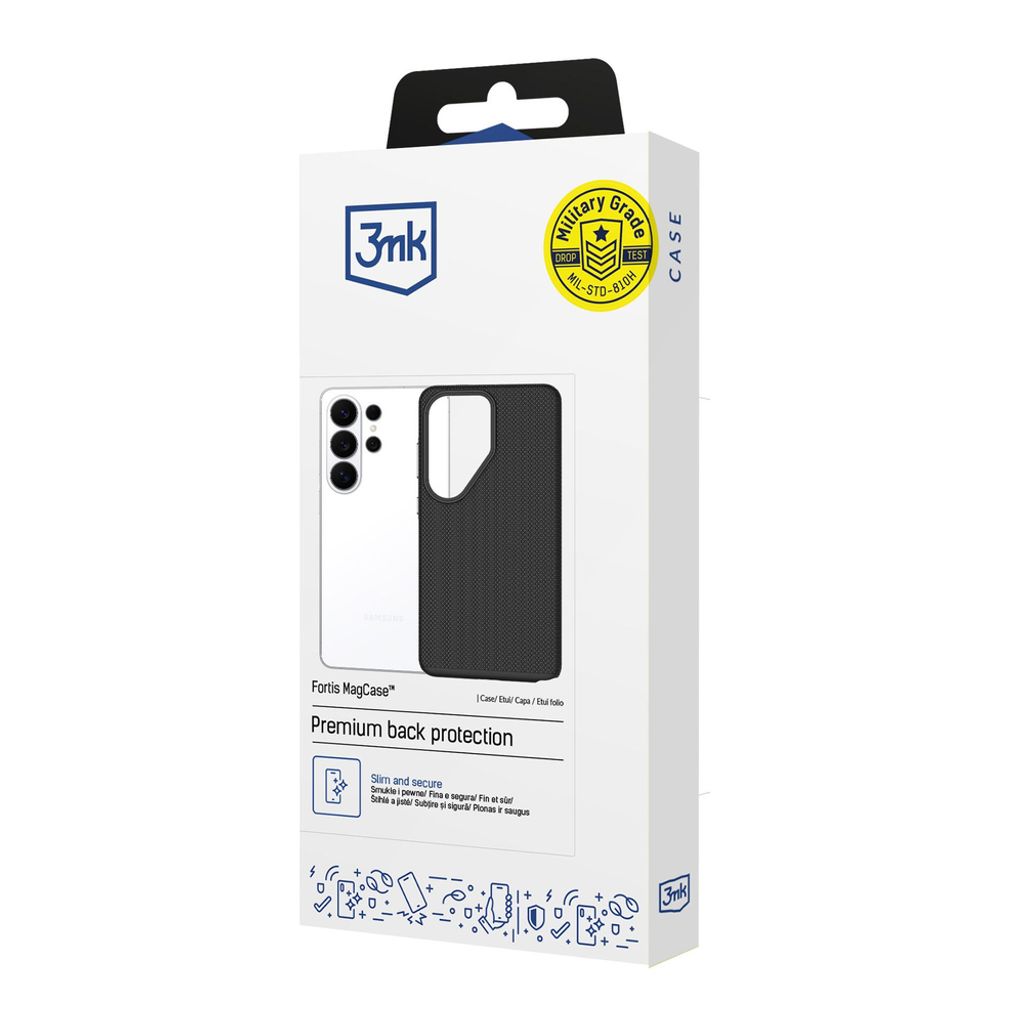 3mk Fortis MagSafe Skal till Samsung Galaxy S26 Ultra - Svart
