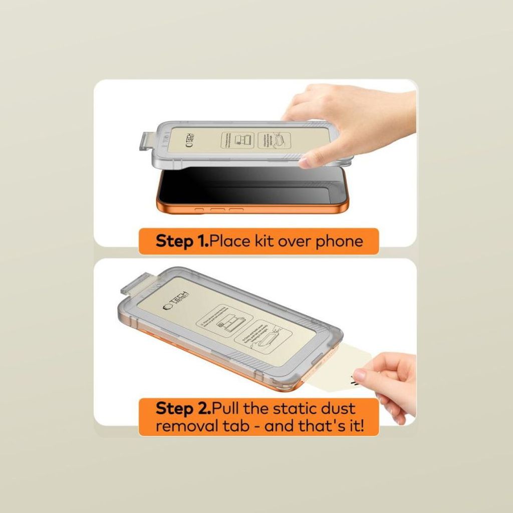 Tech-Protect Quick Set+ -linssinsuoja 2-pakkaus Samsung Galaxy S26 Plus:lle