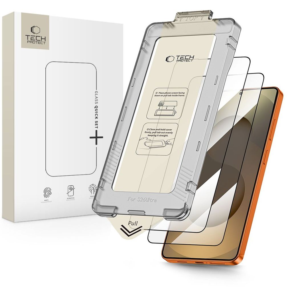 Tech-Protect Quick Set+ Linsskydd 2-pack till Samsung Galaxy S26 Ultra