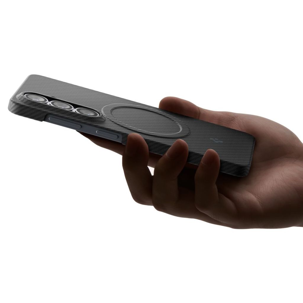 Spigen AirSkin Aramid MagSafe Skal till Samsung Galaxy S26 - Svart