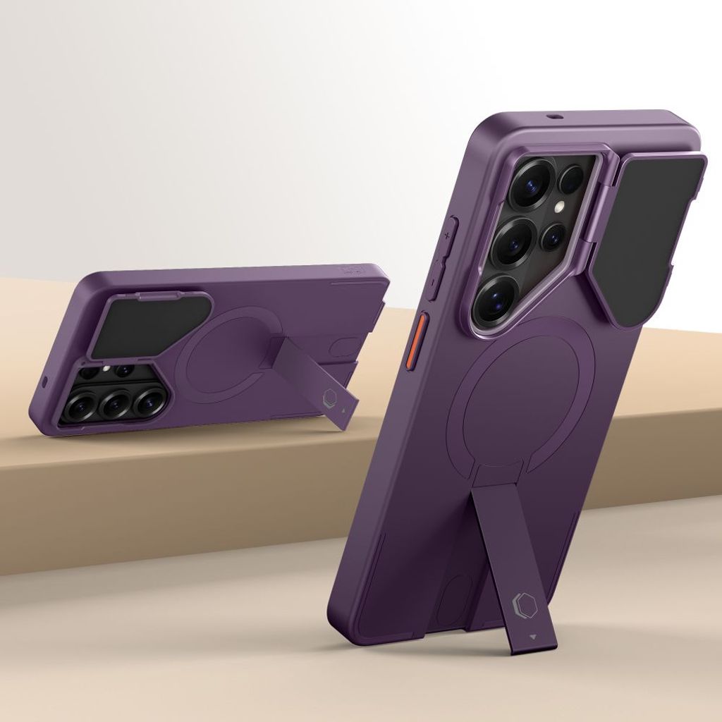 Tech-Protect Kevlar Aura MagSafe Skal till Samsung Galaxy S26 Ultra - Lila