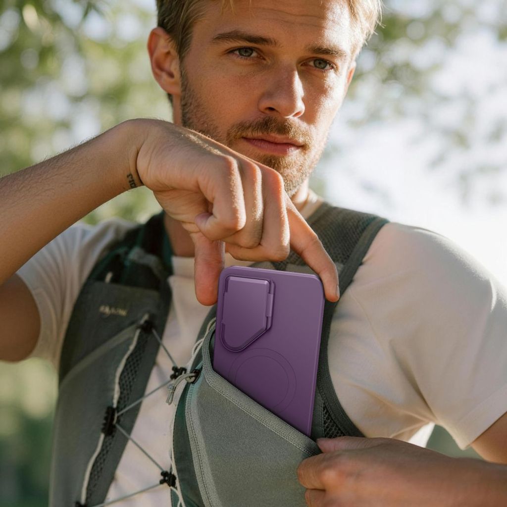 Tech-Protect Kevlar Aura MagSafe Skal till Samsung Galaxy S26 Ultra - Lila