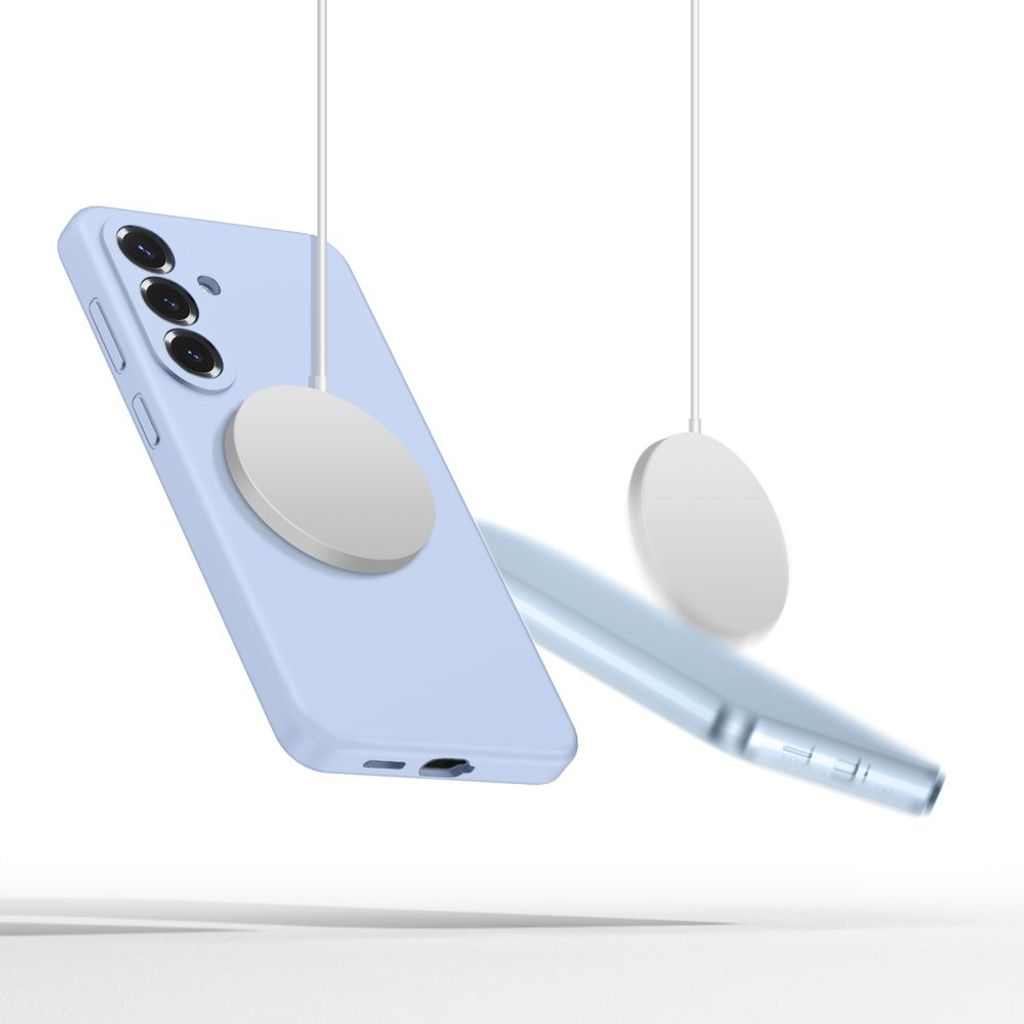 Tech-Protect Silicone MagSafe Skal till Samsung Galaxy S26 - Blå