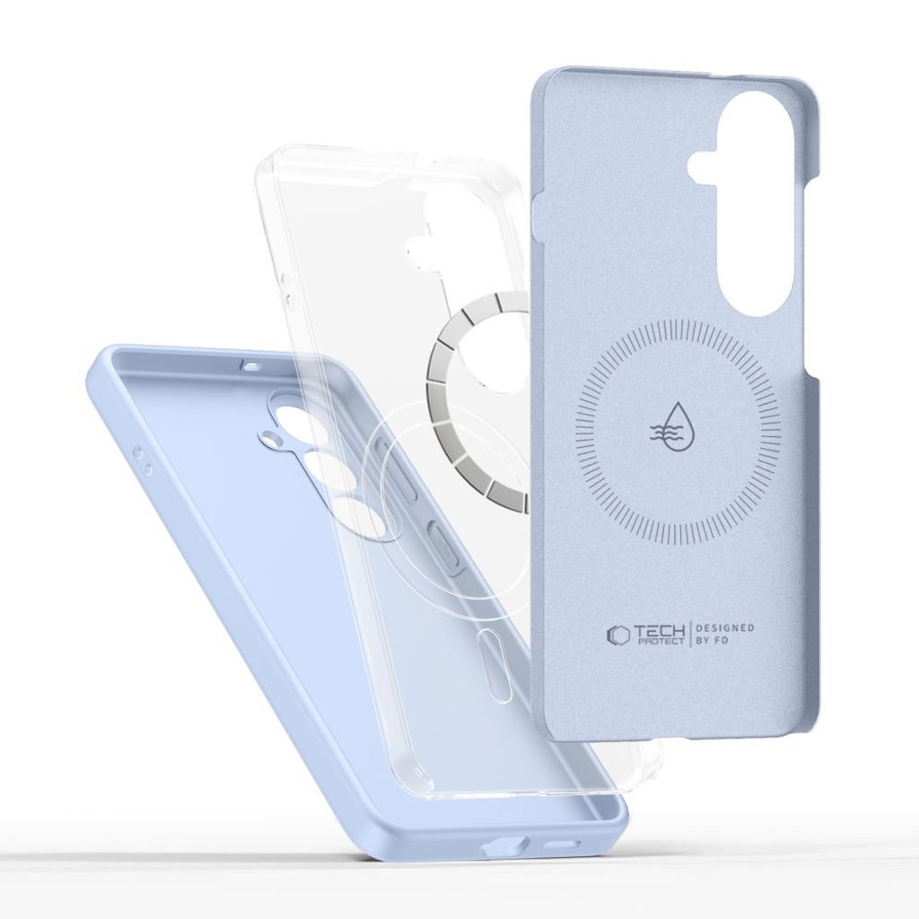 Tech-Protect Silicone MagSafe Skal till Samsung Galaxy S26 - Blå